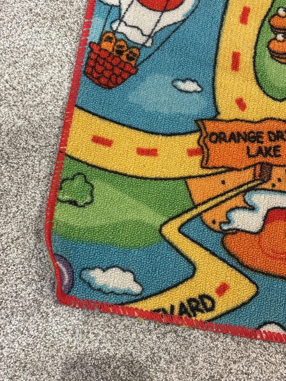 90’s/ Y2K Vintage 1999 McDonald’s Adventure Happy Meal Play Rug/Mat, Very Rare!
